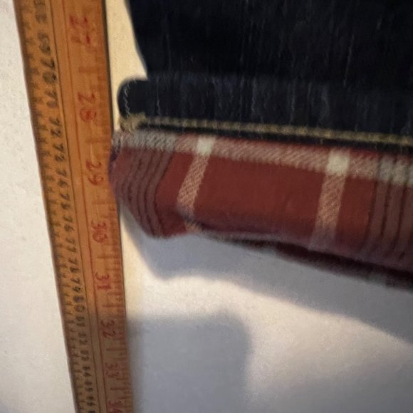 NEW Dickies Jeans Flannel Lined FD117SVB Straight Leg Dark Wash Work Pants Women - Picture 4 of 10